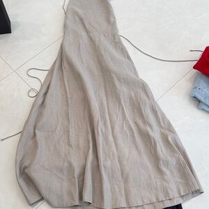 Enza Costa Beige Maxi Dress